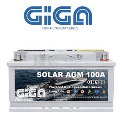 Bater�a AGM 100Ah 12V Solar y N�utica | Alto Ciclo, Arranque y M�xima Fiabilidad